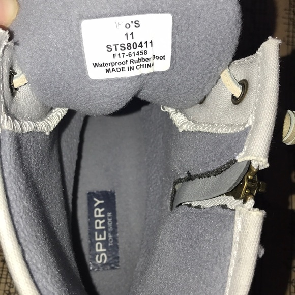 NWOB Sperry Waterproof rubber boots size 11 - Picture 5 of 5